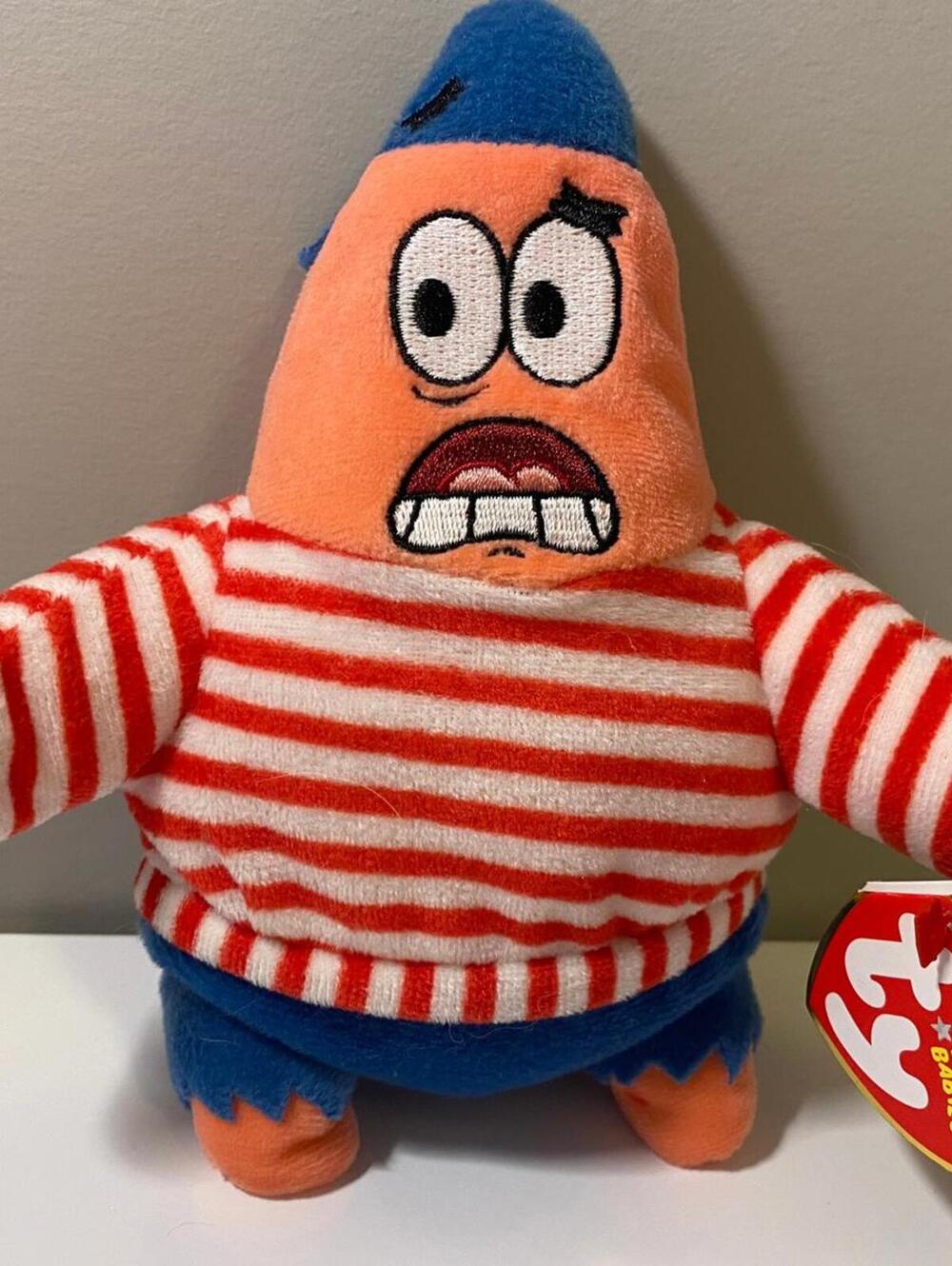 Ty Beanie Baby “First Mate Patrick” from SpongeBob SquarePants (7 inch) - Picture 2 of 6